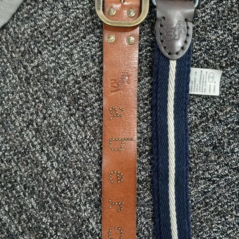 Abercrombie and fitch sz 30" belts combo - Picture 2 of 7